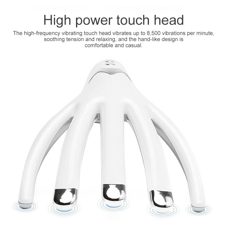 Mini Portable Rechargeable Multifunctional Head Massager Massage Comb, Rechargeable