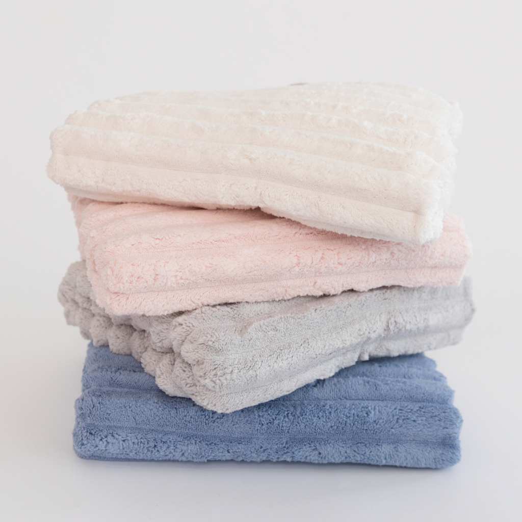 Ribbed Bath Towels (4-Pack)